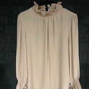 Vince Camuto blush pink flowy blouse top